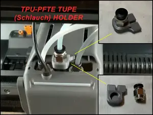 BambuLab H2C - H2D - TPU-PETG TUPE HOLDER
