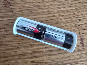 Battery housing for 4LR44 6V batteries
