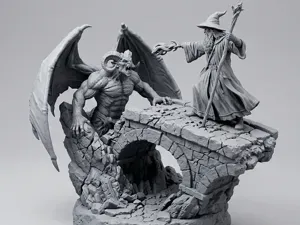 Gandalf vs Balrog Bridge of Khazad-dum Diorama