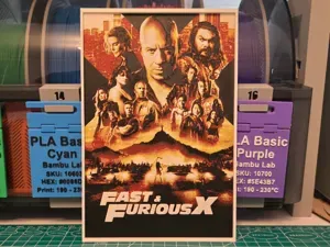 Fast X Movie Poster - Hueforge Art