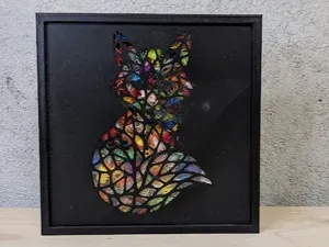 Pochoir Renard – Boîte à crottes