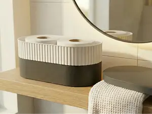 Minimalist Modern Toilet Paper - Storage Container
