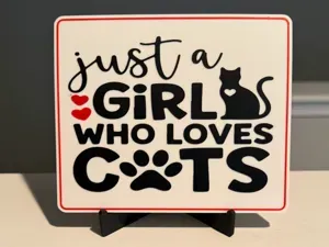 JUST A GIRL WHO LOVES CATS