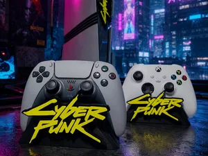 Cyberpunk 2077 Controller Stand – DualSense & Xbox