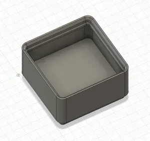 Gridfinity empty bins for customization+parametric
