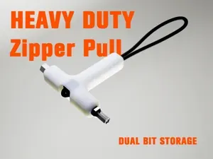 Heavy-Duty Zipper Pull with Tripple Bit slots