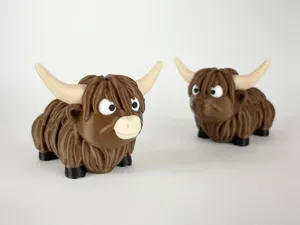 Cute Highland Cow Articulated