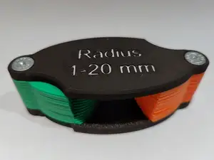 Radius gauge 1-20mm