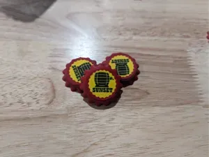 Fallout New Vegas Sunset Sarsparilla Bottle Cap