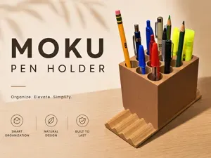 MOKU Pen Holder – Modern Desk Organizer