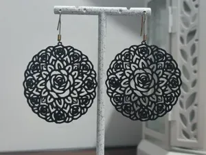 Aretes Rose Lace
