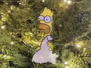 Homer Bushes Ornament - 4 Color!