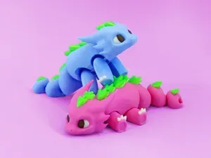 Tiny Cute Dragon Articulated ( Flexi )