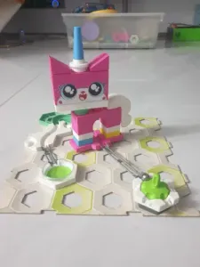 Gravitrax to Giant Happy Unikitty Adapter