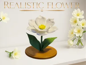 Realistic Flower decoration