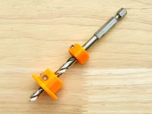 Woodworking Drill Bit Depth Stop Jig 木工钻头深度限位器