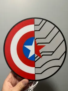 Captain America Bucky Barnes Shield Light Box