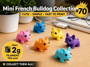 Mini French Bulldog Fidget - Micro Zoo