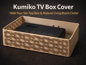 Kumiko TV Box Cover – Hide Your Set-Top Box