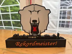 Eisbaren berlin with skyline and Rekordmeister