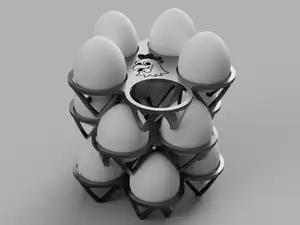 Egg storage - save space in the fridge!