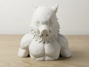 Inosuke Hashibira Boar Demon Slayer Anime Bust KNY