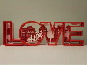 Love couple sign