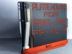 Plate holder for bambulab P2S P1S P1P X1C A1