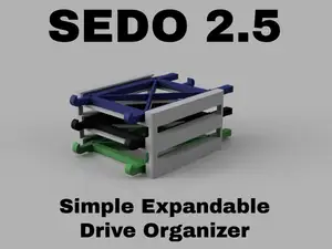 SEDO 2.5 - Simple Expandable Drive Organizer 2.5"