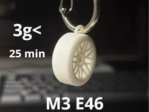 M3 E46 CSL Rim keychain