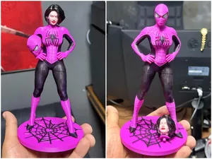 Spider-Woman | Masked & Unmasked Head Options