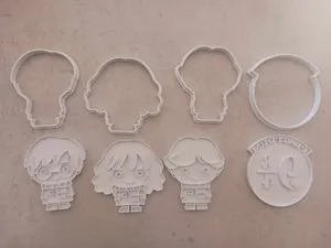Harry Potter cookie cutters and stamps