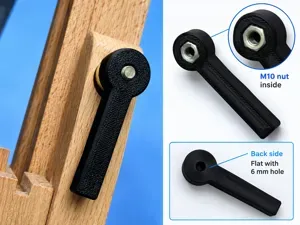 Handle with Nut - M10