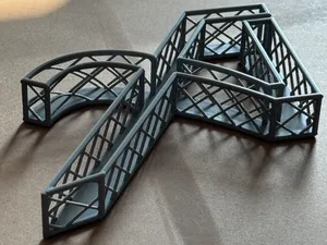 Wireframe Letters A Letter