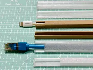 3 types of mini trunkings - 3 种迷你线槽