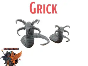 DnD TTRPG Grick Miniature