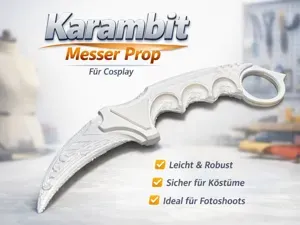 Karambit Knife Prop (Dull for Cosplay)