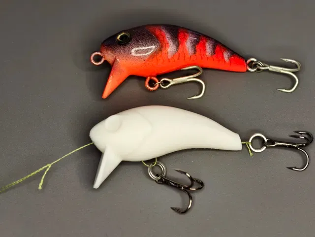 Print->Knot->Fish! Easiest Wakebait fishing lure — Image 2 of 4