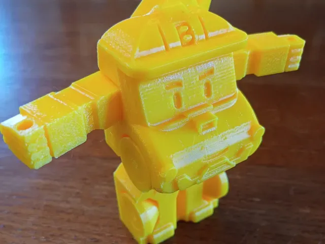 Robocar Bucky, a tow truck, transformable, robust