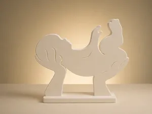 Baby in Hands – Minimalist Decorative Sculpture