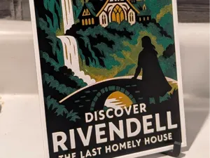 Lord of the Rings - Rivendell Postcard