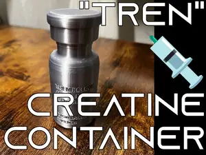 "Tren" Creatine Container