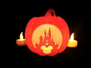 Enchanted Castle Pumpkin Light
