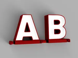 MODULAR LED LIGHT SIGN LETTERS AND NUMBERS
