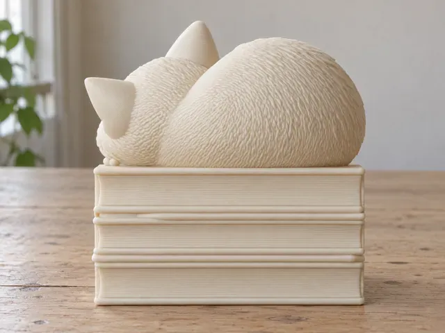 Book Stack Cat | Cute Desk & Shelf Decor — Фото 4 из 10