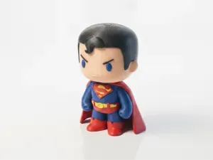 Chibi Superman Figurine Cute Hero 3D Printable