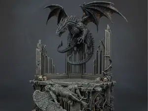 Miniatur Drachen Base 100mm 
