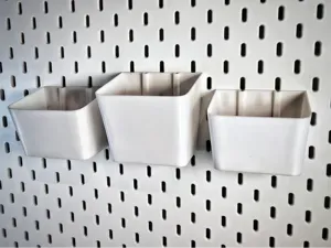 All-Purpose Containers for Ikea Skadis – 2 Sizes