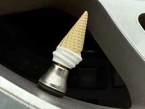 Valve Stem Caps : Ice Cream Cone! For cars & bikes