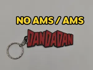 Horizontal Dandadan Keychain (NO AMS/AMS)